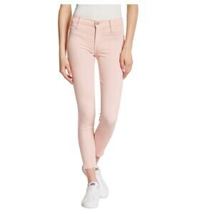 White House Black Market The Mid-Rise Skinny Ankle Jean in Peach NWT Size 8
